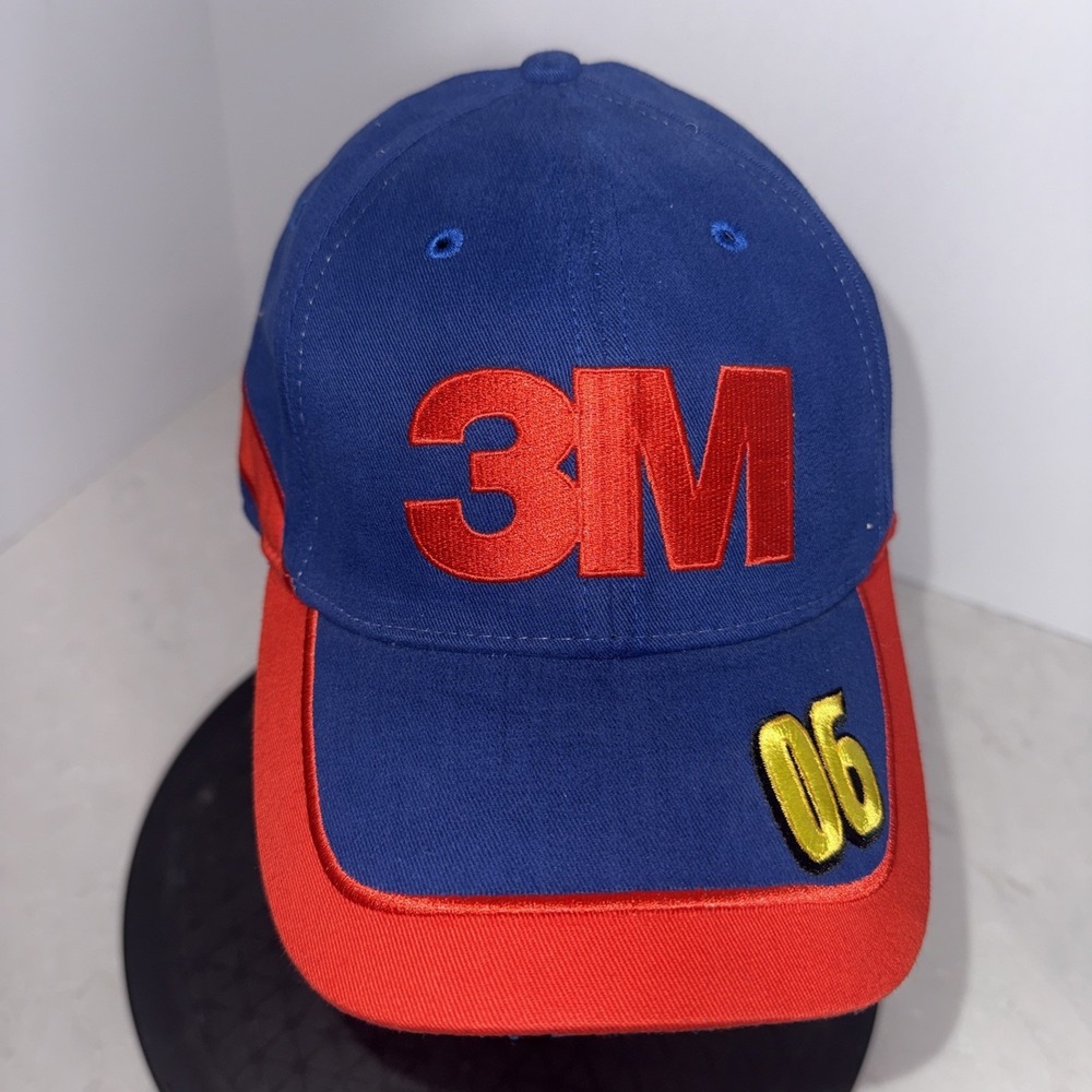 3M  Team Caliber Mens Hat NASCAR Roush Racing 06  ADJUSTABLE BLUE